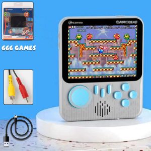 Sameo GameGear Retro Handheld Console with 666 Built-in Games with  USB Rechargeable Battery