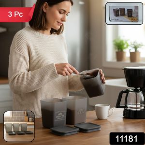 Plastic Kitchen Storage Container Set (3 Pc Set)