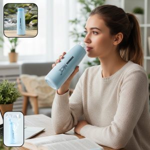 Plastic Water Bottle (1 Pc, 800 ML Mix Color)