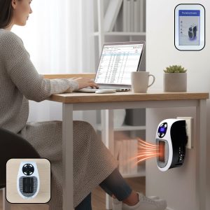 Portable Electric Plug-In Room Heater (1 Pc)