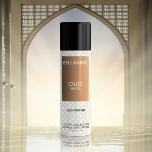 Bellavita Oud White Deo Perfume Body Spray for Men & Women 150 ML