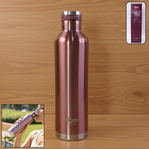 Supermom 1000 ML Stainless Steel Insulated Hydro Water Bottle, Vacuum Flask