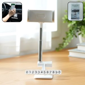 Adjustable Car Dashboard Mobile Phone Holder (1 Set)