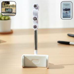 Adjustable Rearview Mirror Car Mobile Phone Holder (1 Pc)