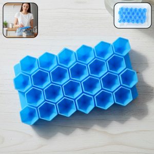 Premium Flexible Silicone Diamond Ice Cube Tray (1 Pc)