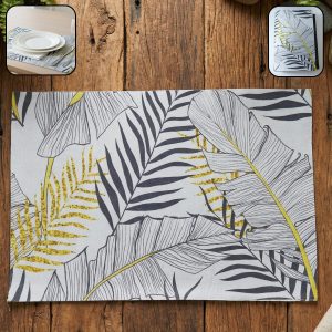 2 in 1 Reversible Dining Table Placemat (2 Pc / Small & Big)