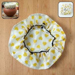 Premium Elasticated Cotton Matka Cover (1 Pc)