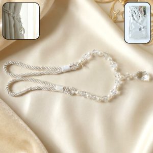 Luxury Crystal Beaded Curtain Tieback (1 Pc)