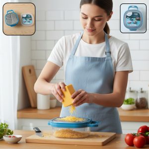 Konvex Duo Grater with Container and Lid (1 Pc)