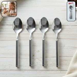 Stainless Steel Dinner Spoon Set (4 Pc Set)