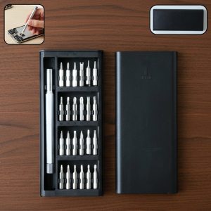 Aluminium 24 in 1 Precision Screwdriver Tool Kit Set (1 Set)