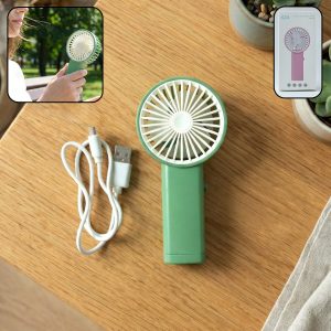 Portable USB Rechargeable Handheld Mini Fan (1 Pc)
