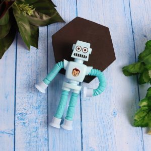 Flexible Robot Shape Magic Spring Toy (1 Pc)