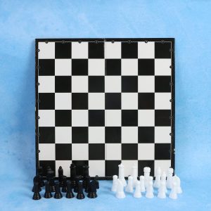Classic Chess Board Game Strategy & Intelligence Game with Black and White Pieces