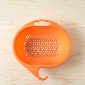 Multipurpose Plastic Kitchen Strainer Bowl with Hook Handle (1 Pc)
