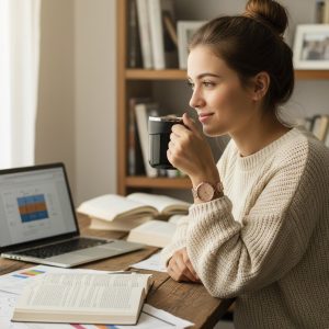 Prexo Modern Insulated Dolphin Mug With Lid (1 Pc, 200 ML Approx)