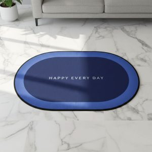 Anti slip Oval Mat, Super Absorbent Floor Mat, Bath Mat, Soft Carpet , bathmat