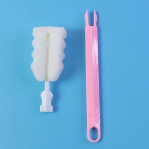 Long Handle Silicone Bottle Cleaning Brush 32 cm (1 Pc)