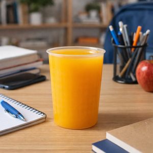 Unbreakable Plastic Drinking Glass Set of 6 (200 ML Each)