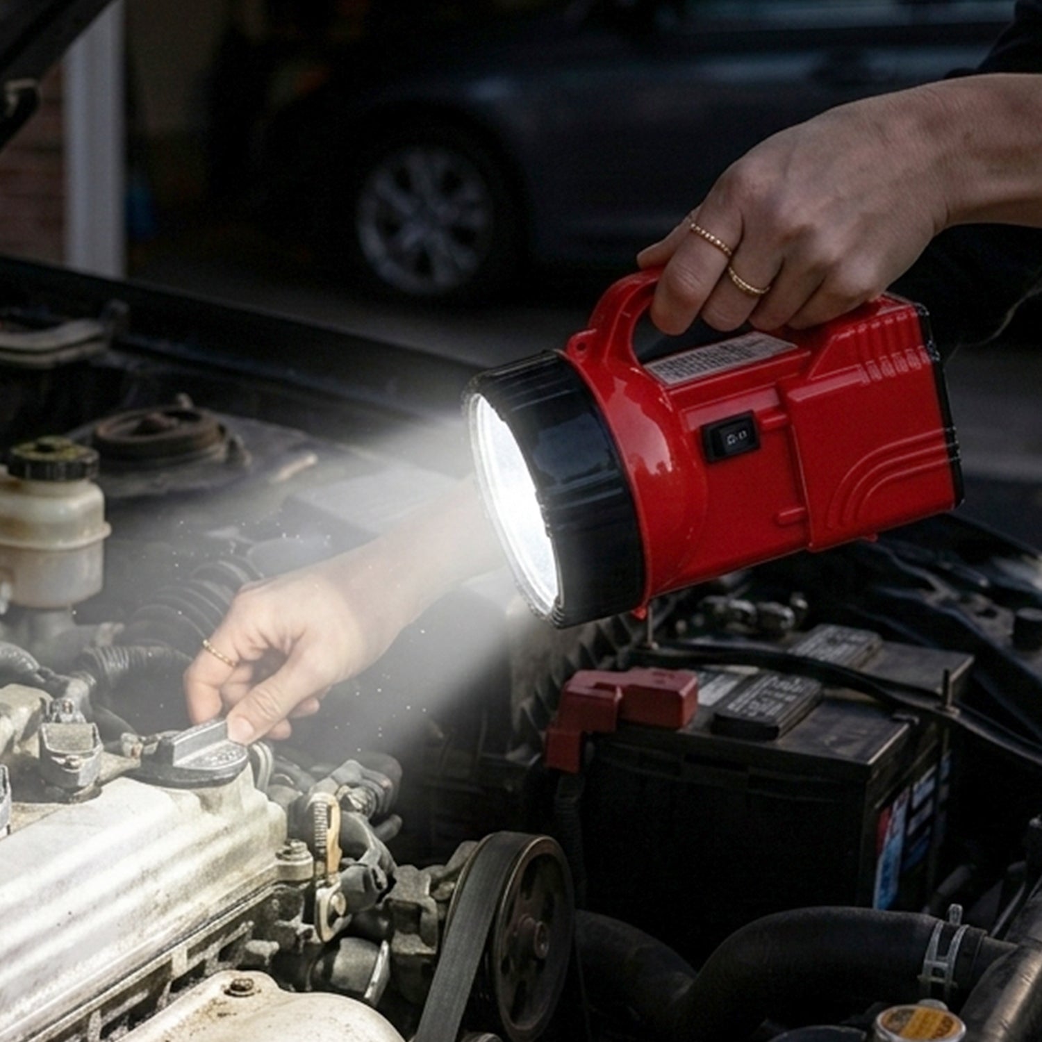 OMEGA 35W High Power Rechargeable LED Emergency Laser Light (1 Pc, 35W)