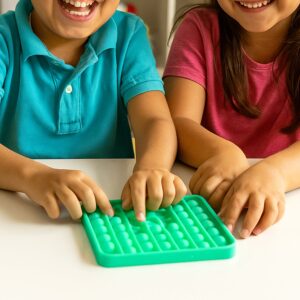 Premium Square Shape Silicone Pop It Fidget Toy (1 Pc)