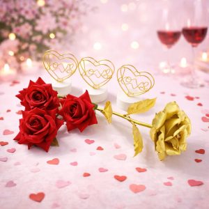 Romantic Heart Love Table Decor Gift Set (1 Set)