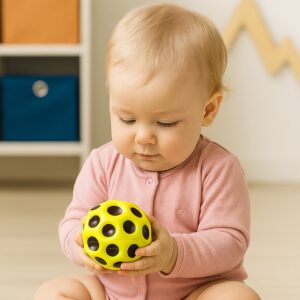 Soft Baby Sensory Ball Toy - (1 Pc)
