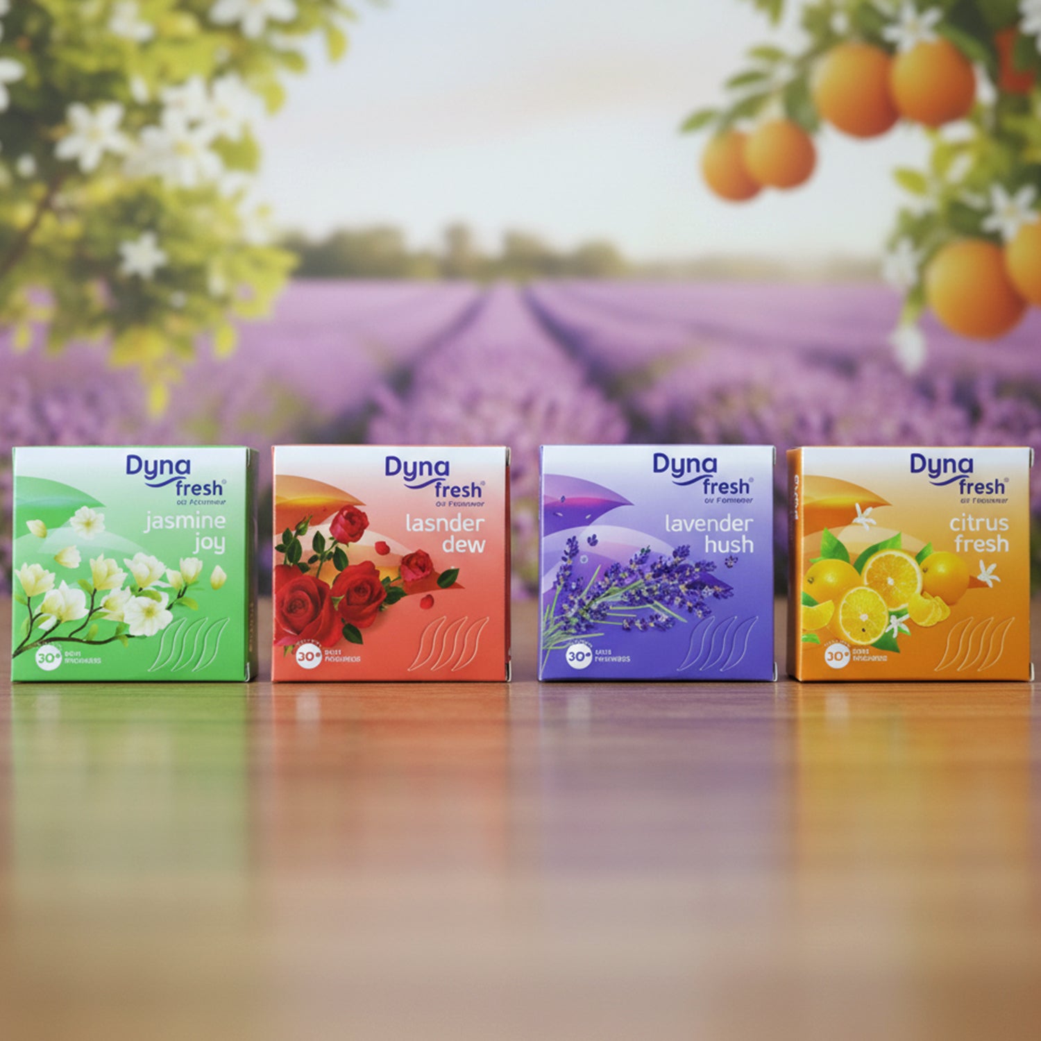 Mix Fragrance Air Freshener Combo (4 Pc, 200Gm, 50Gm Per Pkt) - Image 7