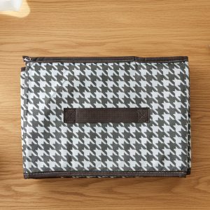 Foldable Fabric Storage Basket Organizer Box (1 Pc, 40x28Cm)