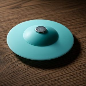 Flexible Silicone Sink Drain Cover & Hair Catcher Strainer (1 Pc)