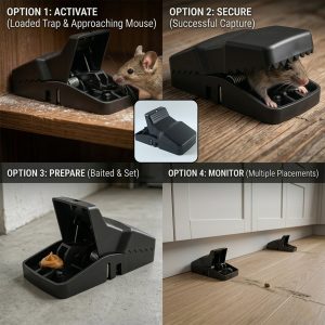 Plastic Heavy Duty Big Mouse Trap (1 Pc)