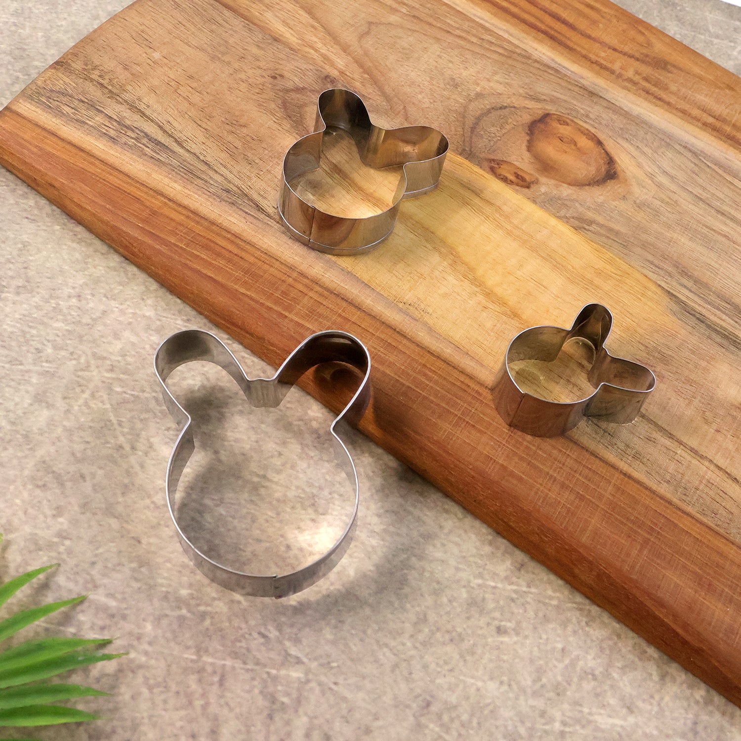 Stainless Steel House Shape Cookie Cutter Set (3 Pc Mix Design Set) - Image 8