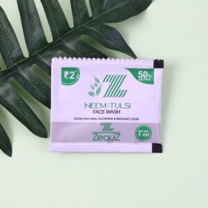 Zequz Neem & Tulsi Herbal Face Wash Sachet (5 ML / 1 Pc)