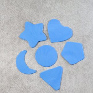 Haircut Design Stencil Set – 6-in-1 Safe Hair Trimmer Molds