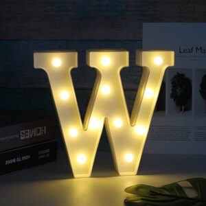W Shaped LED Decorative Night Light (1 Pc)