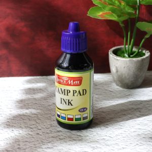 Officemate Stamp Pad Ink 100ml – Long-Lasting, Fade-Resistant, Premium Refill Ink