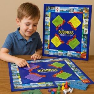 Business Board Game Property Trading, Buying, Selling & Mortgage Strategy Game