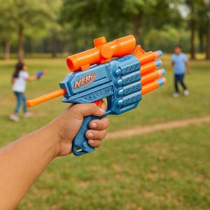 Nerf Elite 2.0 Prospect Blaster Compact Foam Dart Gun with Scope & 8 Darts