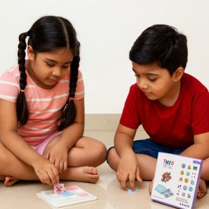 Tic Tac Toe Classic Strategy Board Game for Kids (1 Set)