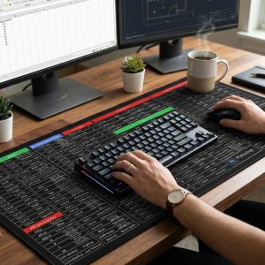 Shortcut Keyboard Mouse Pad Extended Desk Mat 70 x 30 Cm