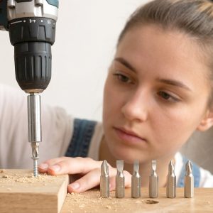 Mini Precision Screwdriver Bit Set with Magnetic Bit Holder (1 Set, 6 Bit)