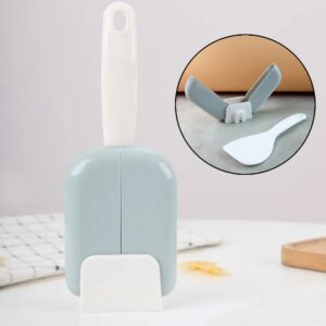 Automatic Open & Close Kitchen Rice Spoon Holder with Dust Cover