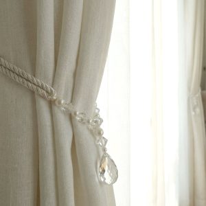 Luxury Crystal Beaded Curtain Tieback (1 Pc)