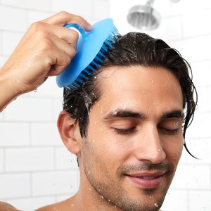 Silicone Scalp Massager Shampoo Brush (1 Pc)