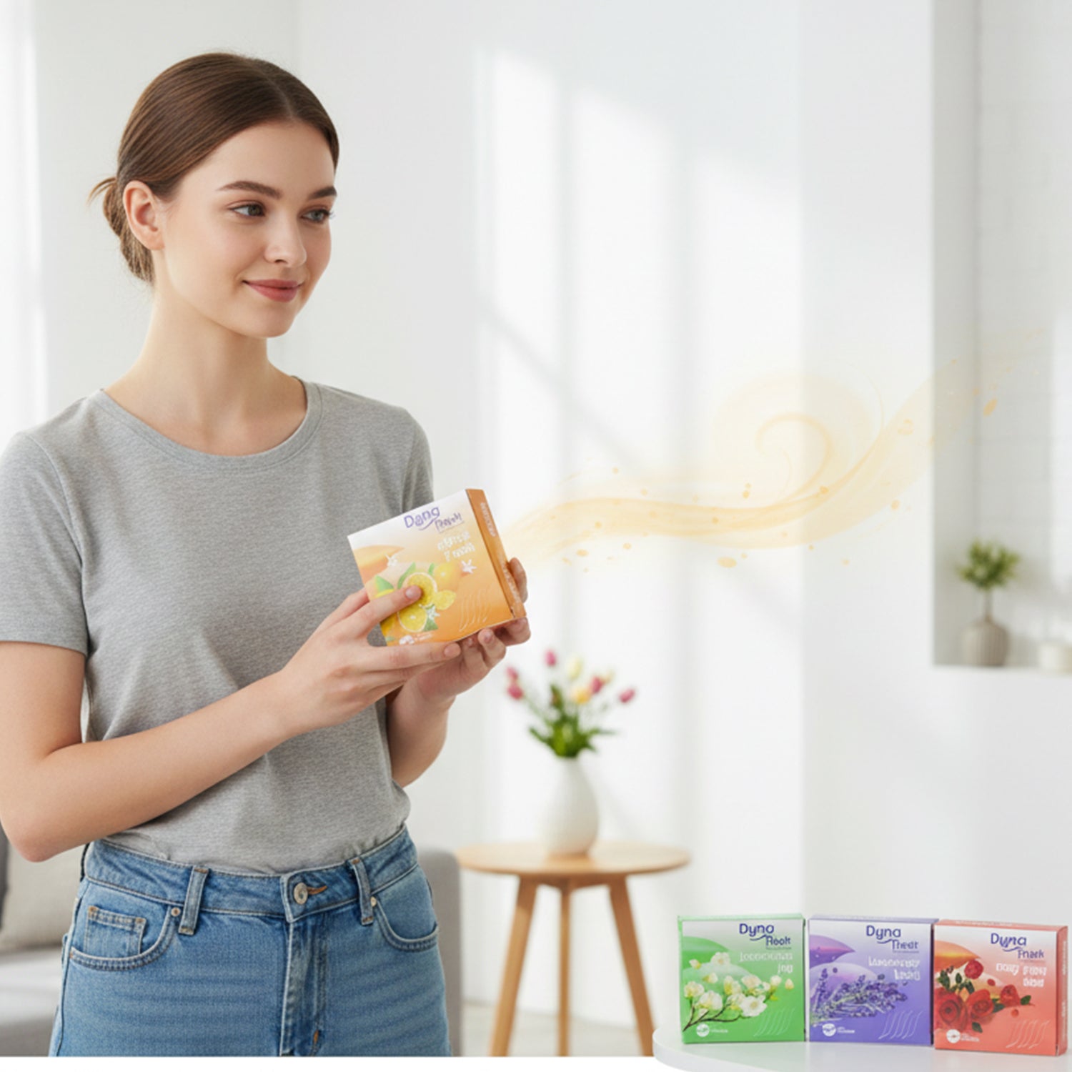 Mix Fragrance Air Freshener Combo (4 Pc, 200Gm, 50Gm Per Pkt) - Image 6