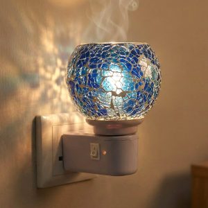 Kapoor Dani Mosaic Glass Electric Night Lamp (1 Pc)