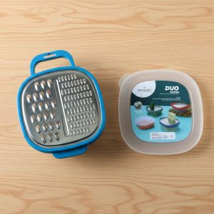 Konvex Duo Grater with Container and Lid (1 Pc)
