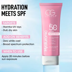 OG Beauty Science Hyaluronic Sunscreen (50ML / 1 Pc)
