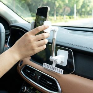 Adjustable Car Dashboard Mobile Phone Holder (1 Set)