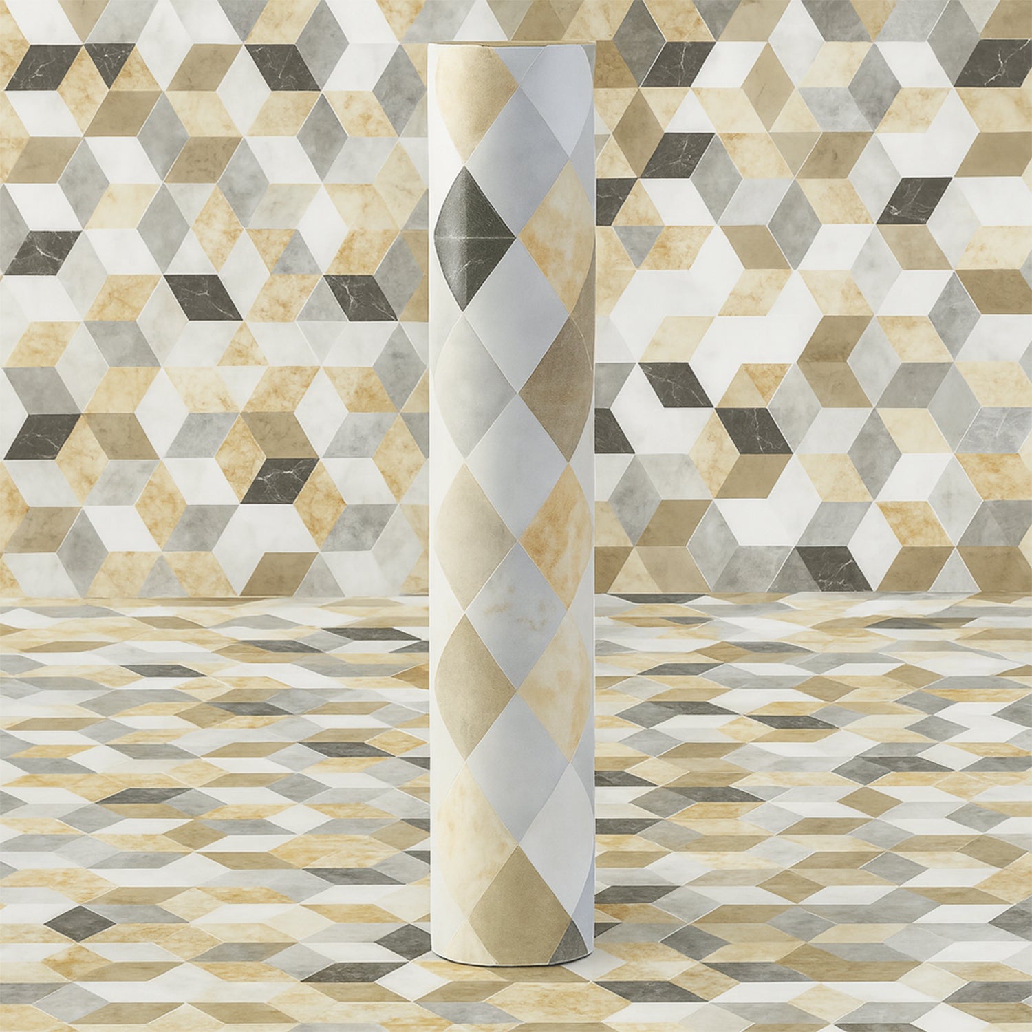 Self-Adhesive Waterproof Wallpaper Roll 45 cm x 1 m - (1 Pc) - Image 2